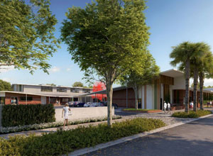 Artist’s impression of Aura Community Hub