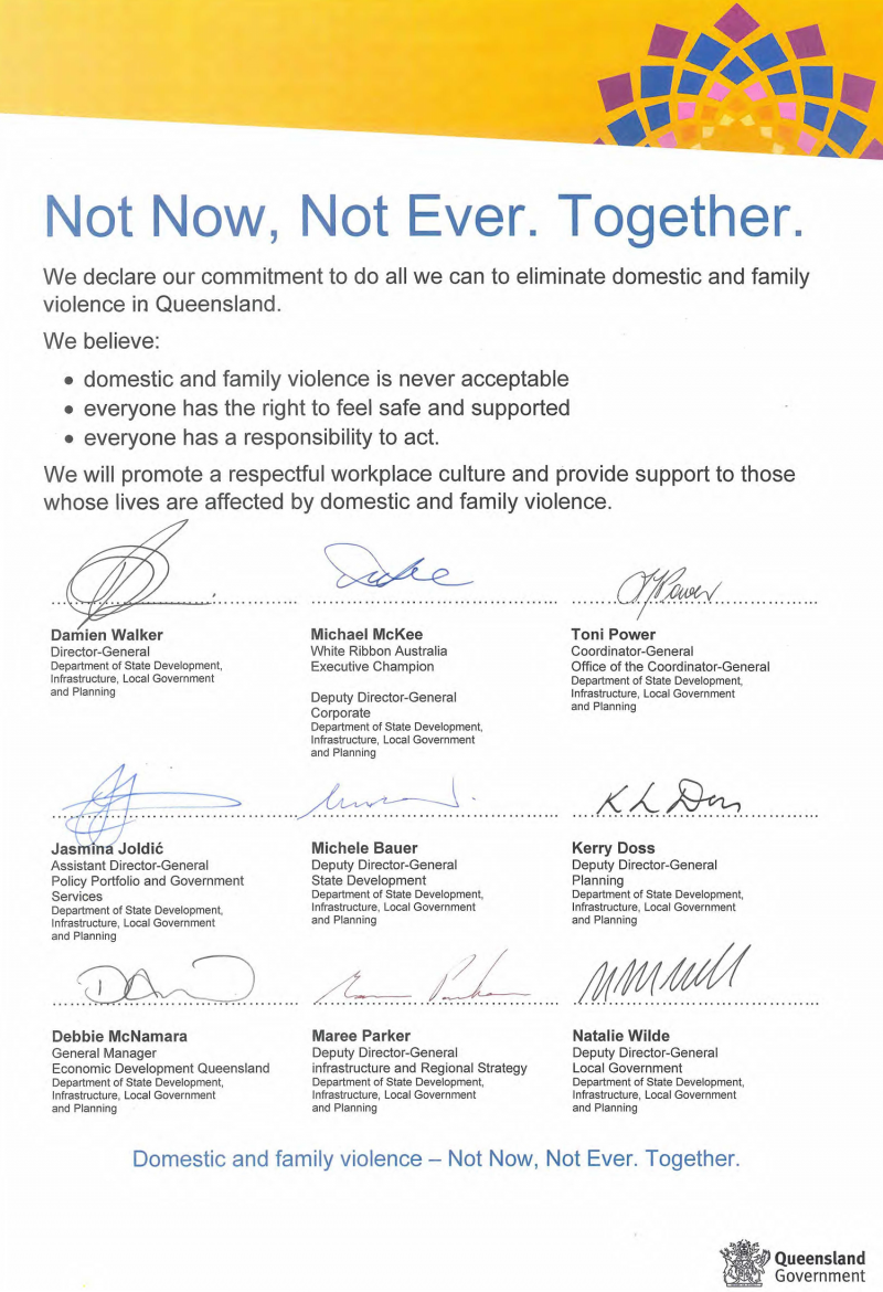 White Ribbon Workplace - signed