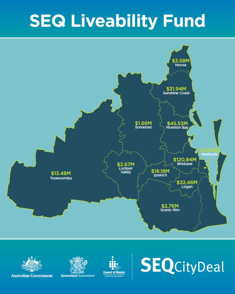 SEQ Liveability Fund Map