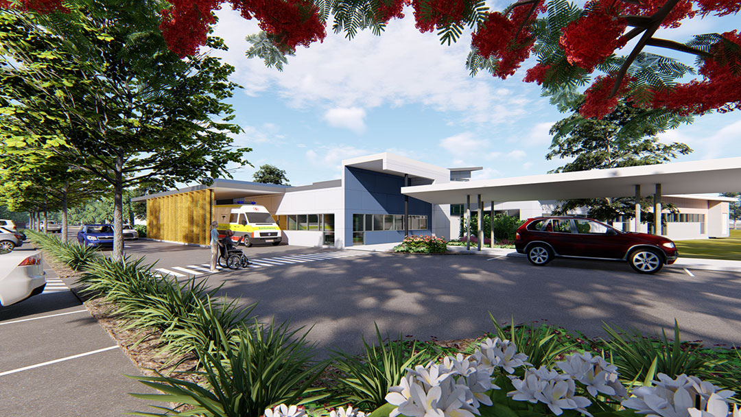 An image showing Design of the new Sarina Hospital valued at $31.5 million